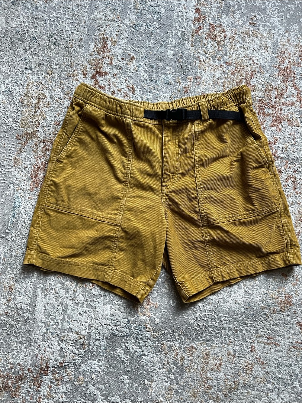 Eddie Bauer Faultline Corduroy Shorts– Built-In Belt